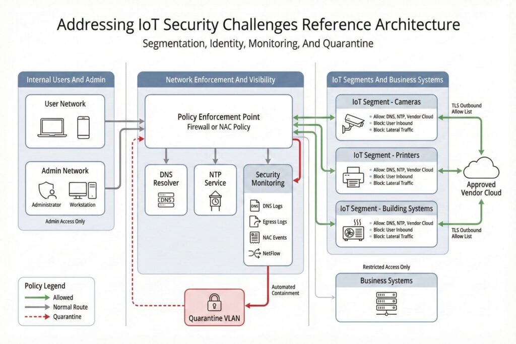 Addressing IoT Security Challenges in Real-World Environments