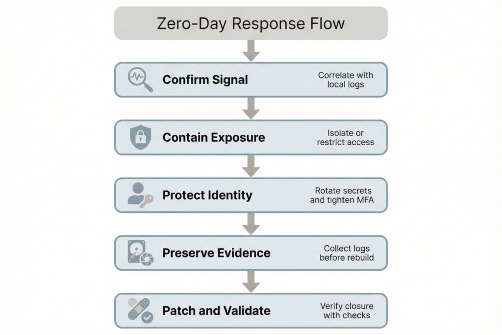 Zero-Day Response Flow